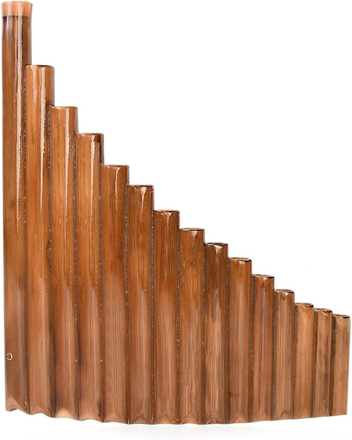 PanPipes Woodwind Instrument Panpipe 15-Pipe G-Tune Bamboo Pan Flute Wind Instrument Folk Musical Instruments (Color : Left Hand)