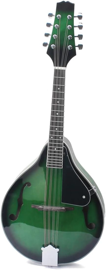 String Basswood Mandolin Acoustic Musical Instrument with Adjustable Rosewood Bridge and Steel Strings Natural Fingerboard Suitable for Beginners