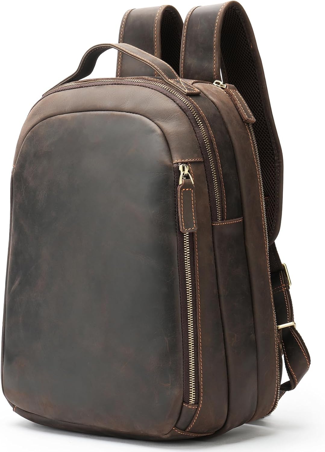 Genuine Leather Backpack for Men 14