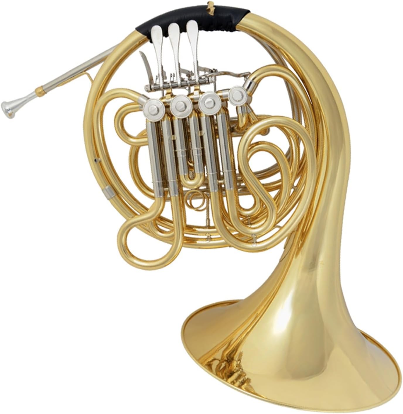 Brass French Horn Four-key Double Horn Professional Brass Instrument In F/Bb Tune