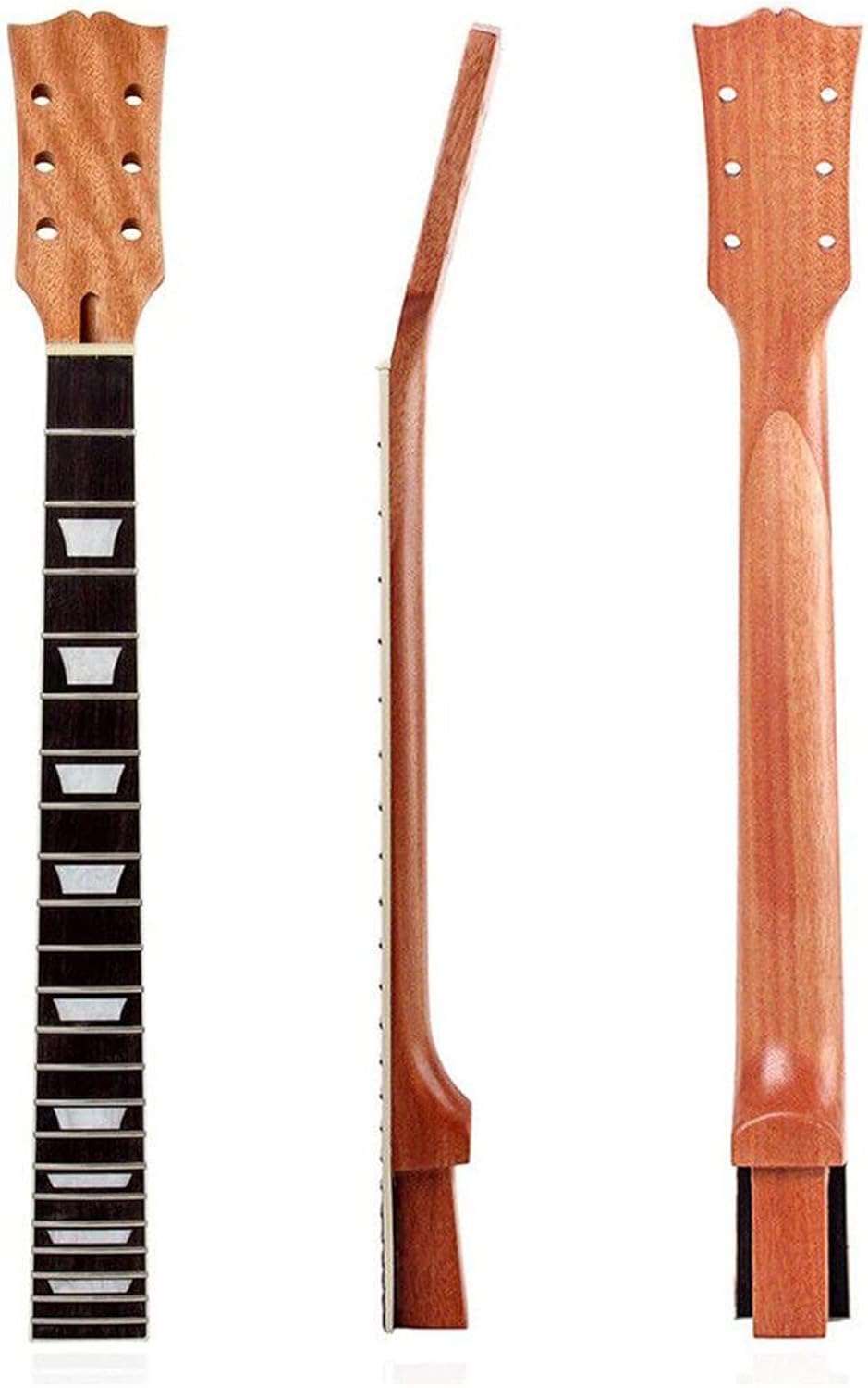 Electric Guitar Neck DIY for LP Guitars Parts Replace 22 Frets Electric Guitarra Accessories Unfinished Guitar Neck