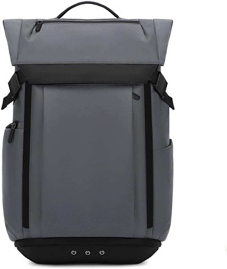 Laptop Bag Tablet Pocket Backpack Airplane Travel Men Tablet Pouch， Business Anti Theft Durable Waterproof Rucksack (grey)