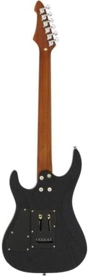 Aria Pro II Electric Guitar Mac Dlx Stained Black