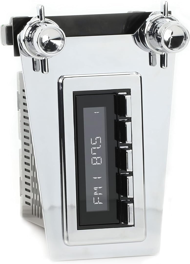 RetroRadio Compatible with 1963-67 Chevrolet Corvette Features Include Bluetooth, USB, AM/FM HBC-M2-110-112-291-04-71C