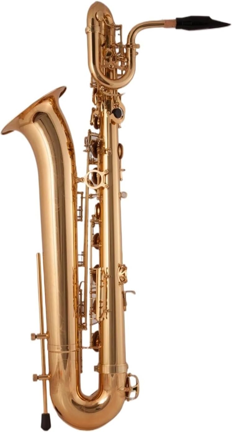 Beginner saxophone Baritone Saxophone E Flat Brass Plated Professional Woodwind Instrument With Case Sax Accessories