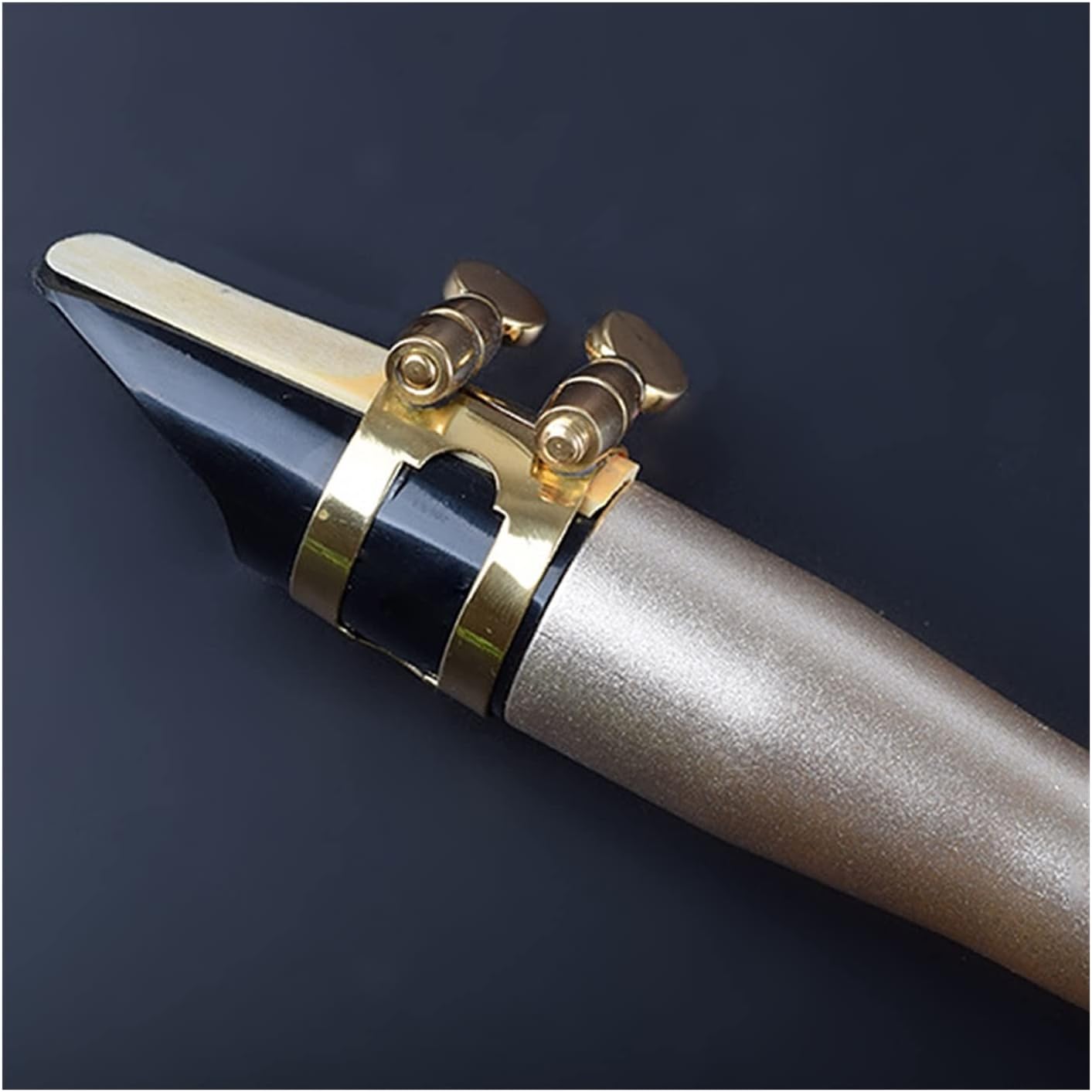 KESHUO Pocket Clarinet Sax Mini Portable Clarinet- Saxophone Little Saxophone with Carrying Bag Woodwind Instrument Brass Sax Beginners Kit (Color : E Key)