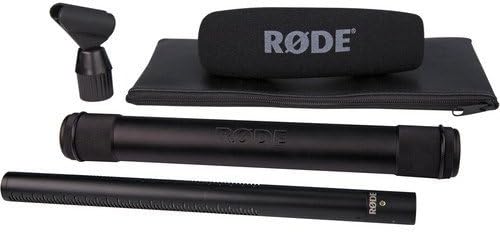 Rode NTG3 Precision RF-Biased Shotgun Microphone with WSS-2018 Professional Windshield, Universal Shock Mount and XLR M to Angled XLR F Microphone Cable -1.5'