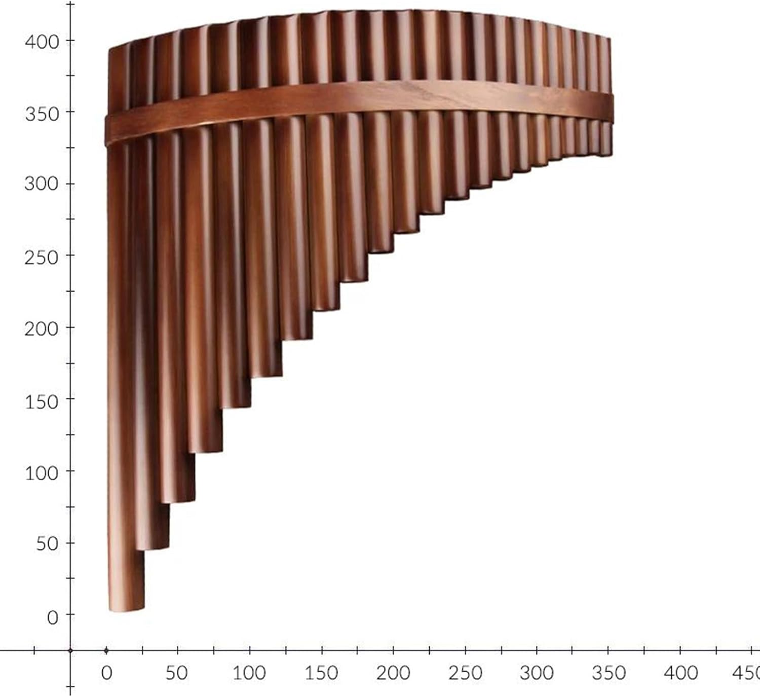 pan flute for beginners Chinese Traditional Musical Instrument 22 Pipes Pan Flute C Key Woodwind Purely Handmade (Color : Left)