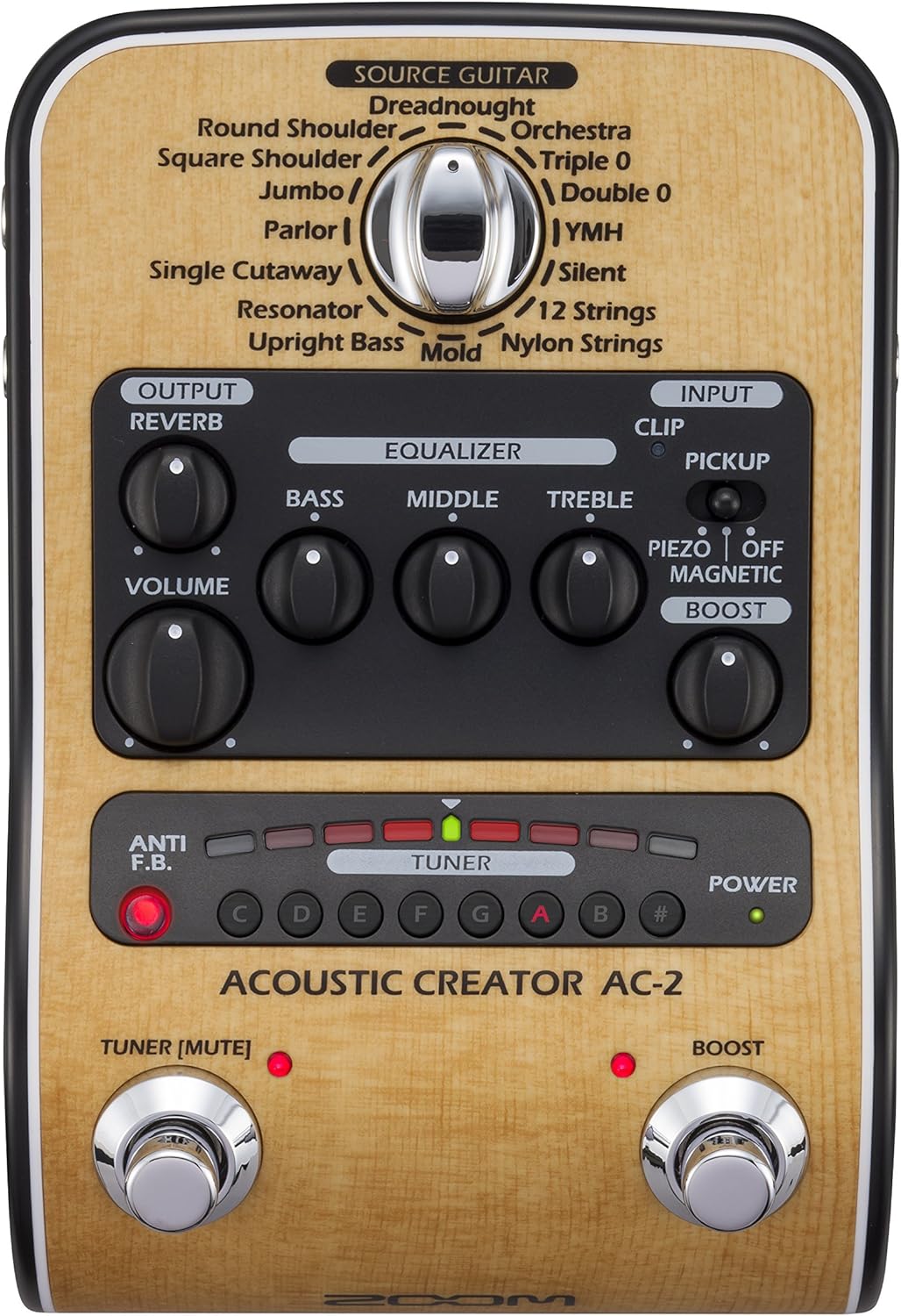 Zoom AC-2 Acoustic Creator Pedal