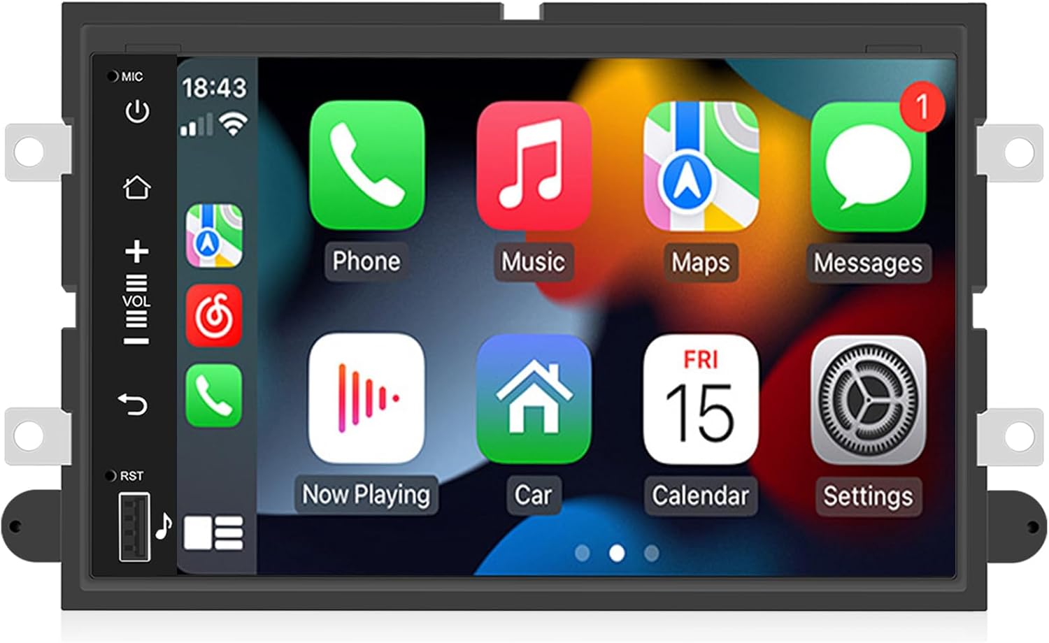 8 Core 4+32G Car Radio Stereo for Ford F150 2004-2008 with Wireless Carplay Wireless Android Auto,7 Inch IPS Touchscreen Android Car Radio with GPS, WiFi, Bluetooth,DSP,SWC/FM