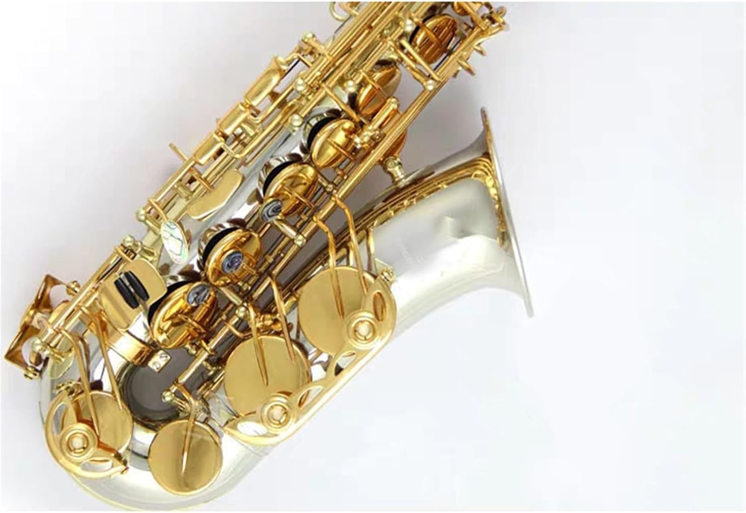 Beginner saxophone E Flat Alto Saxophone Wind Instrument White Copper Saxophone For Beginners To Play The Saxophone Instrument