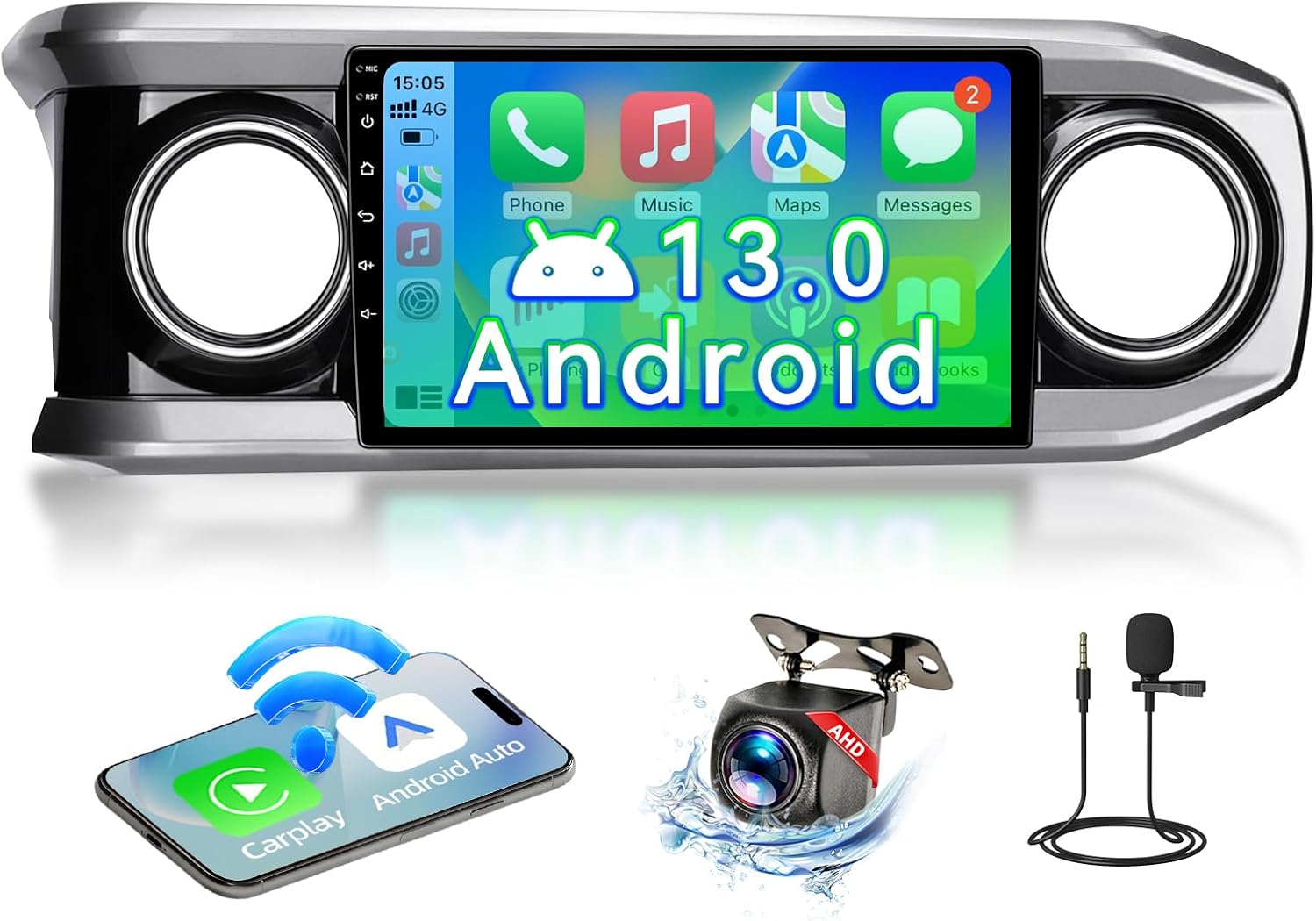 Android 13 Car Stereo Radio Compatible with Toyota Tacoma 2016 2017 2018 2019 2020 2021 2022,10