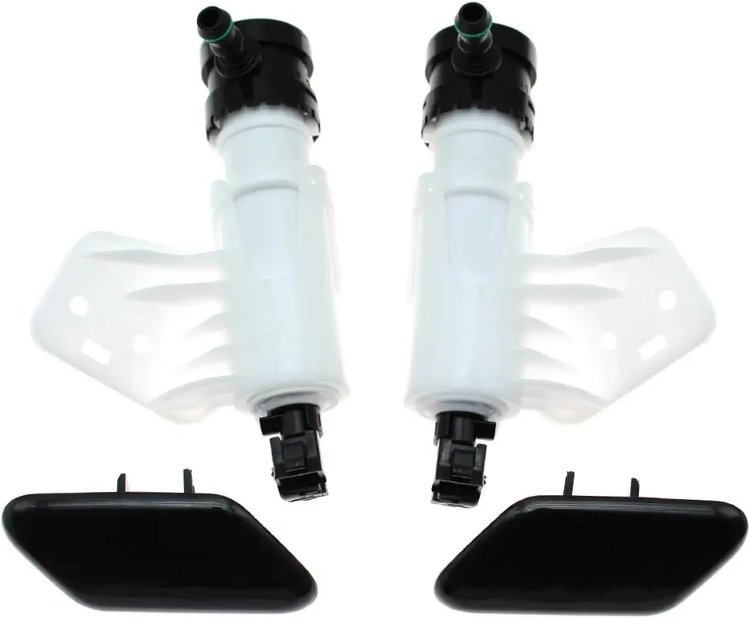 Headlamp Sprayer Nozzle Compatible with Hyundai for Sonata for Hybrid LF 2015 2016 2017 Front Right Headlight Washer Nozzle Headlight Washer Jet Cover 98671-E6000 98672-E6000