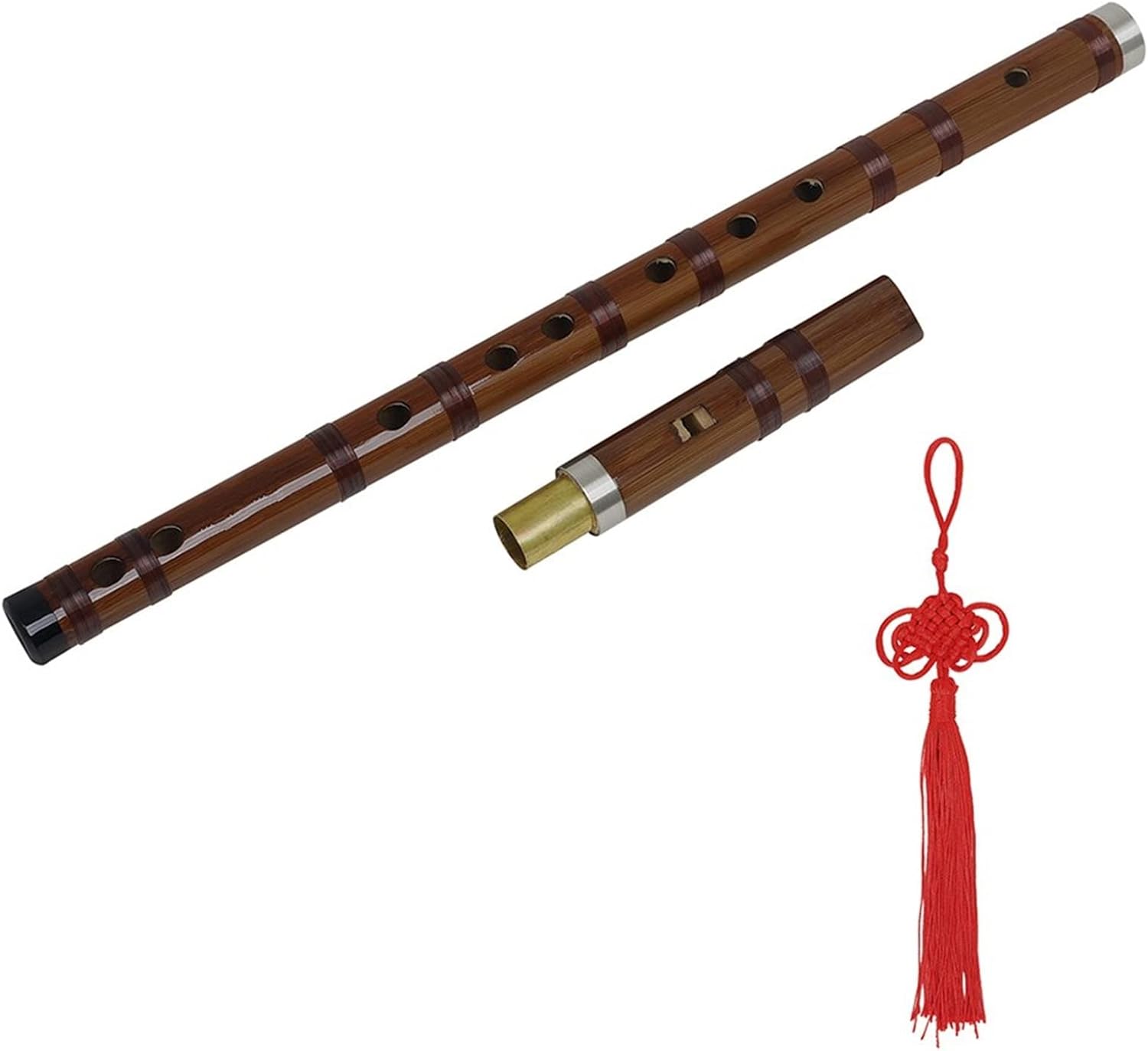 Woodwind Flute C D E F G Key Chinese Traditional Musical Instrument Bitter Bamboo Flute (Color : G Key)