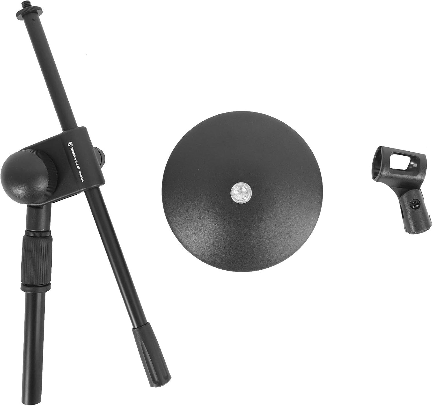 Soundcraft 4-Person Podcast Podcasting Recording Kit Mics+Headphones+Boom Stands