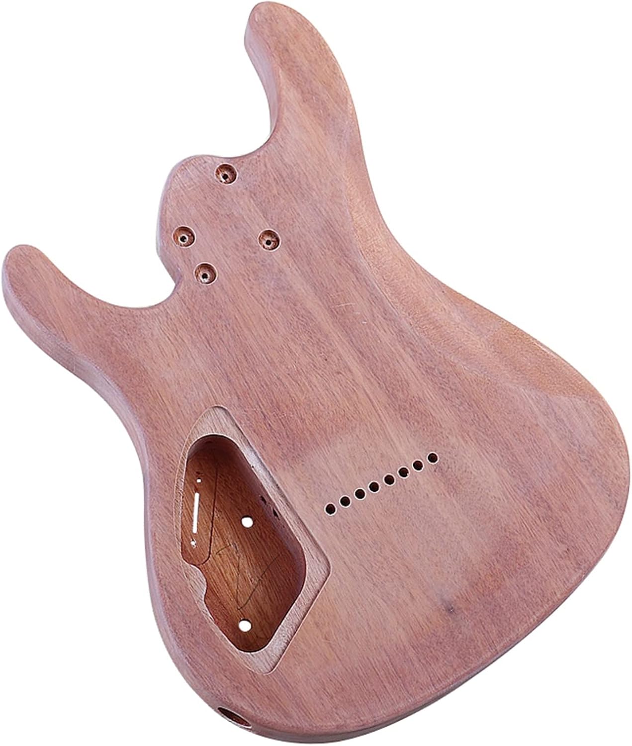 8 String Electric Guitar Body Top Guitar Barrel Okoume Wood Body for Electric Guitar DIY Guitar Kit