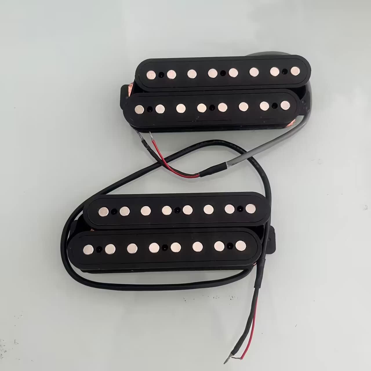 8 String Fanned Guitar Pickups Humbucker Alnico V Magnet Pickups German 99.8% Nickel-plated Copper Wire Fit for 8 String Electric Guitar