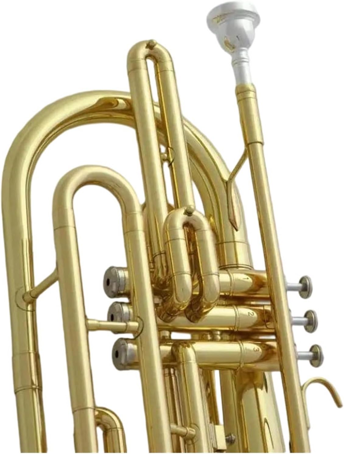 Adult Trombone Instrument Professional Gold Trombone In B Key With Box