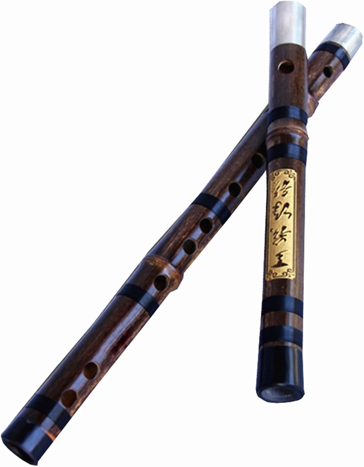 Bamboo flute, Chinese Bamboo Flute Two Section Concert Flute C D E F G Musical Instruments Chinese Bamboo Transverse Flute Beginners bamboo flute(C key)
