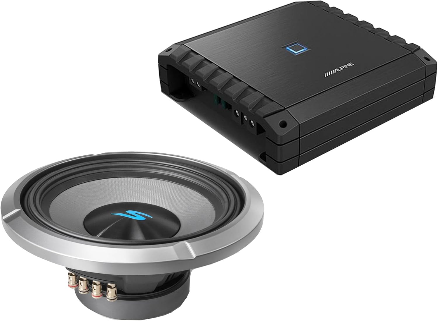 Alpine S2-A60M S-Series Class-D Amp w/ S2-W12D4 12