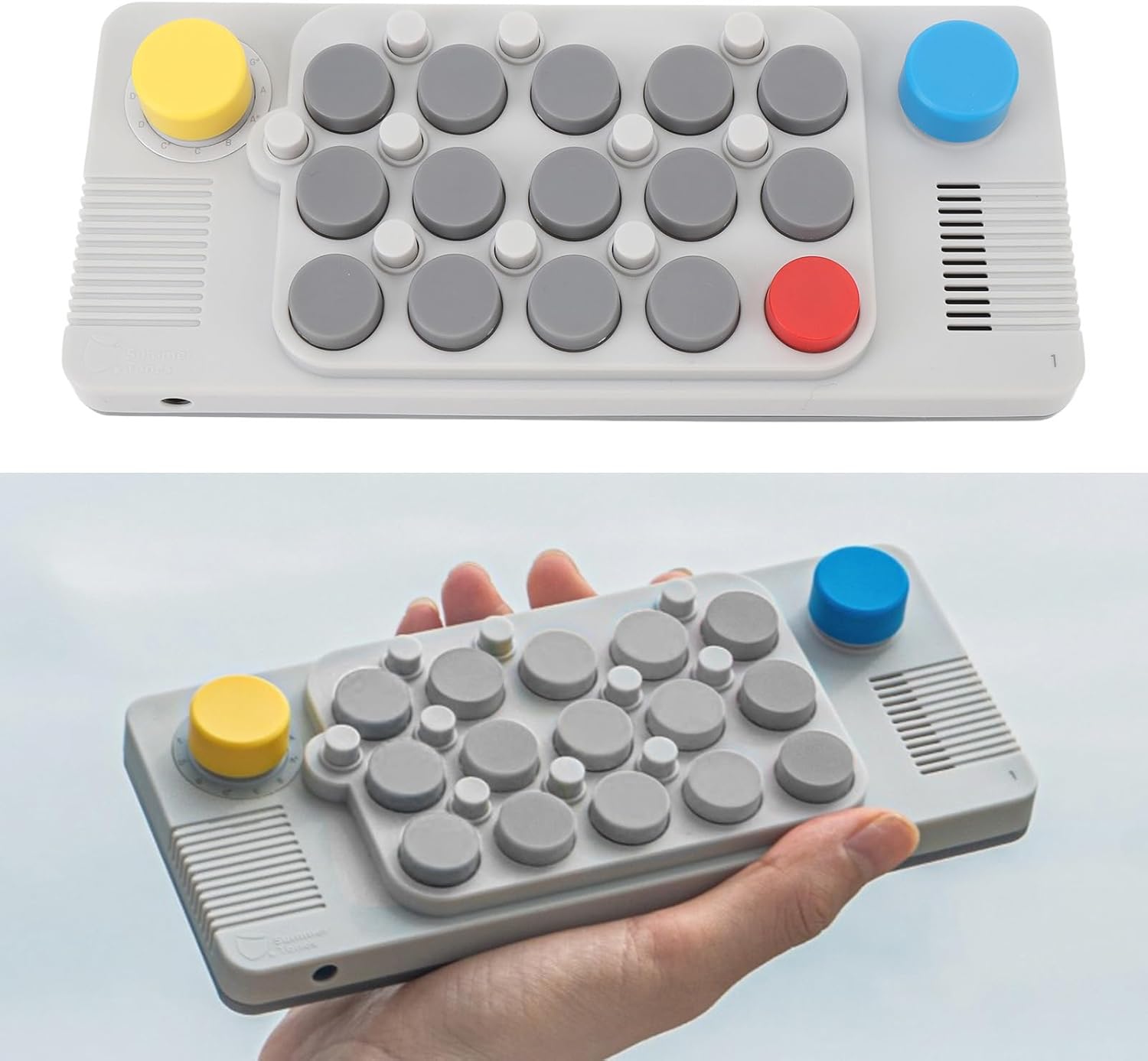 Pocket Music Keyboard, Adjustable Pitch Control, 20 Popular Instruments Bluetooth Small Electric MIDI Keyboard with 3.5mm Jack, Type C Rechargeable, C3-C8 Full Tuning