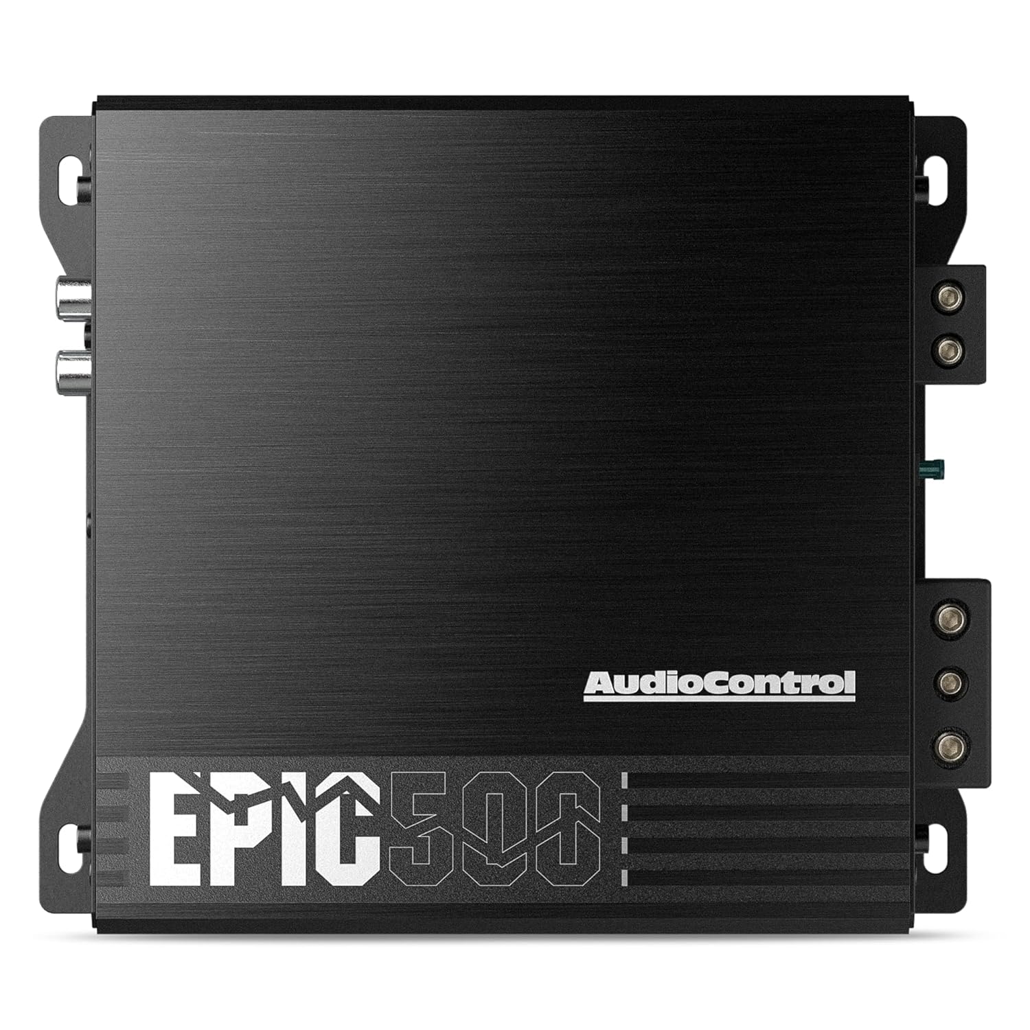 AudioControl EPIC500 Epic Series 500 Watt RMS Compact 1-Channel Monoblock Car Audio Subwoofer Amplifier, Class D, Epic Boost, Subsonic Filter, Low Pass Filter, ACR-E Remote Bass Knob, Epicenter Link