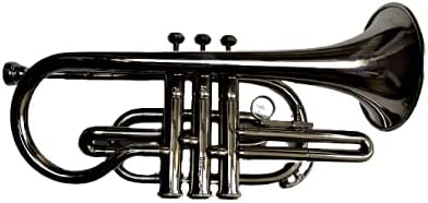 CORNET 3 VALVE SILVER Bb FLAT PERFECT SOUND QUALITY + CASE & M/P