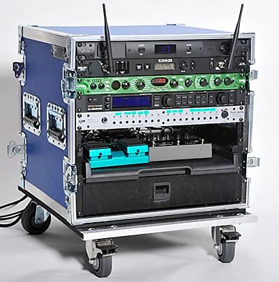 COLUBER CABLE 8 Channel 3-pin XLR Female to Ethercon Network Rackmount Adapter- Double 4 Channel Cat6 Multi Network Snake Receiver- for Live Stage, Home Studio Recording- AES, DMX Channels…