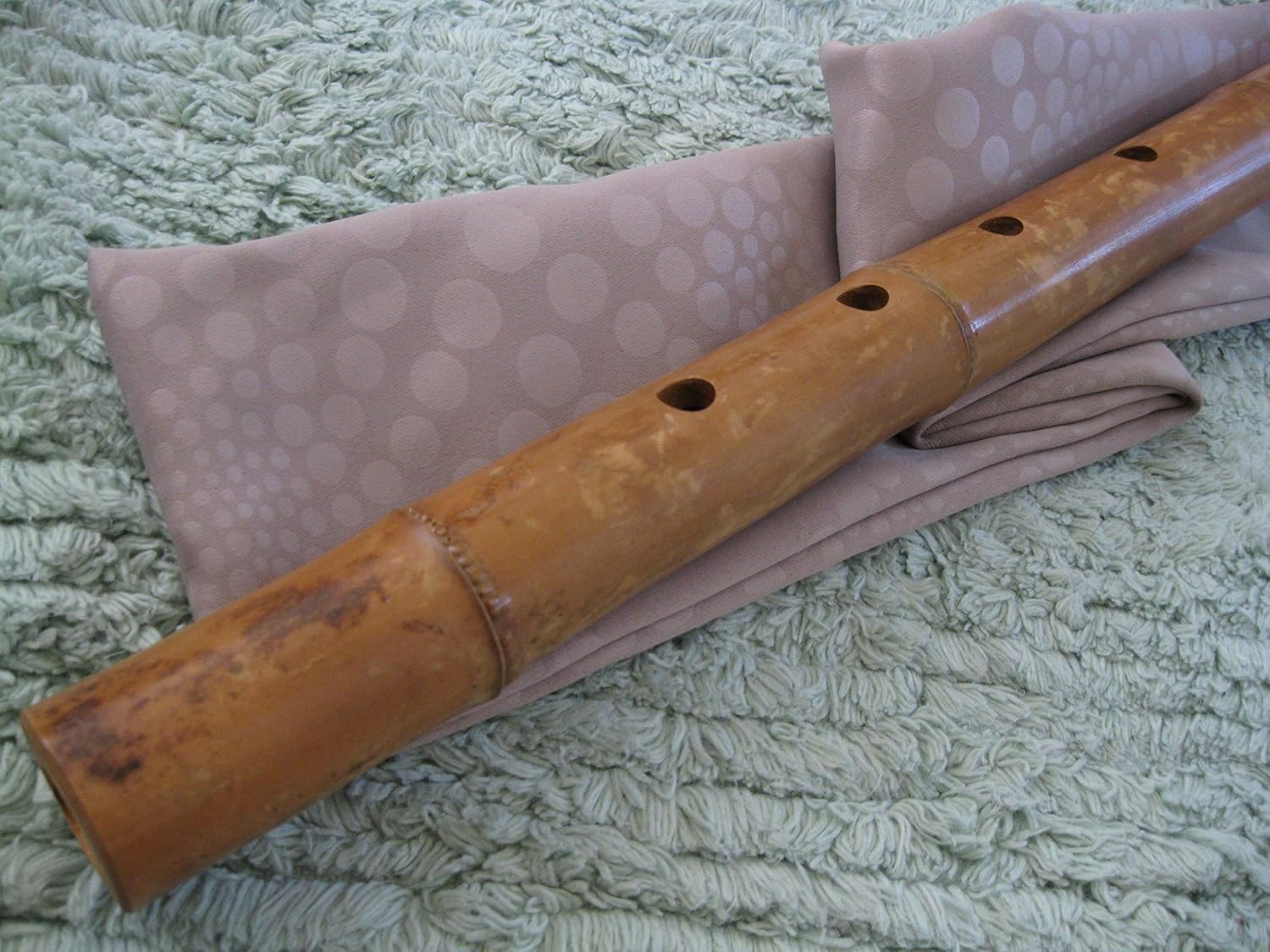 1.8 Pentatonic Shakuhachi w/o. Root End 5 Holes - Traditional Zen Instrument