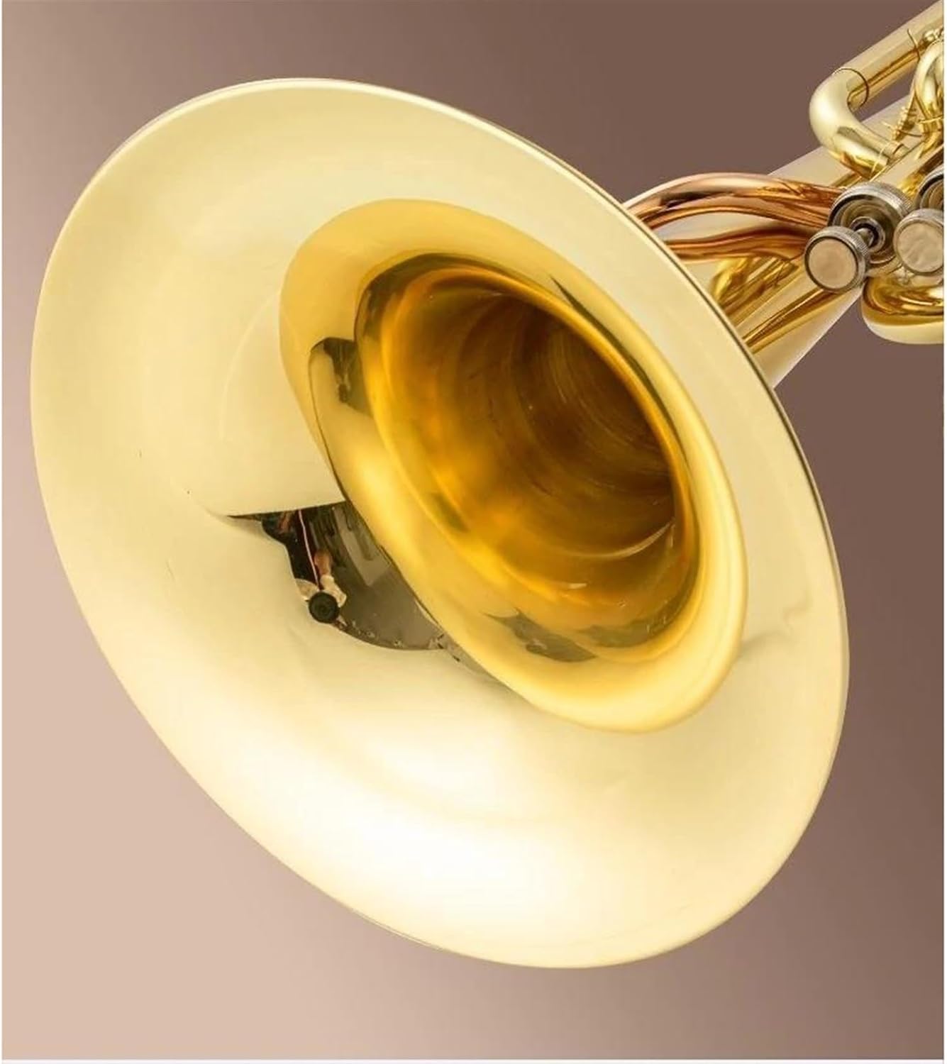 Beginner euphonium Japan Original Brass Gold-plated Euphonium B-flat Tone 3/4 Key Performance Solo Instrument Trumpet Horn(3)