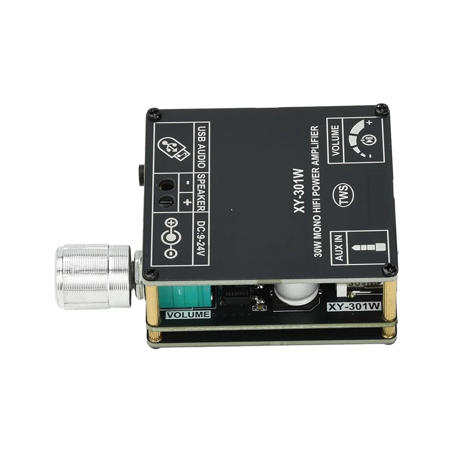 XY-301W Digital Audio Amplifier Board Mono 1 Channel 30W 5.2 Sound Stereo Amplifiers AMP Module TWS Home Theater(C)