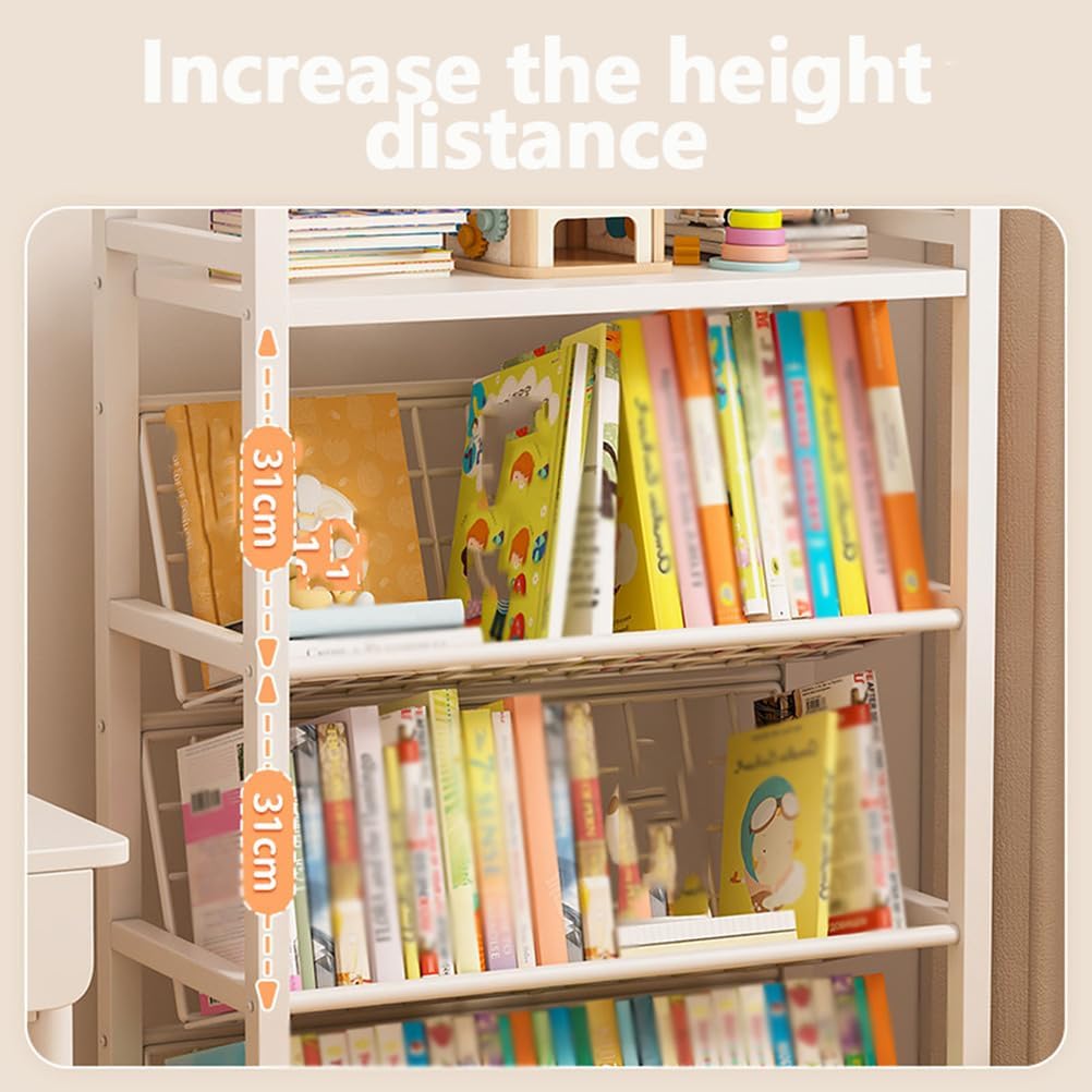 Narrow Bedroom Door Shelf Bookcase Multi-Purpose Carbon Steel Material with Pegboard Space-Saving Display for Pantry Books Decor and Home Storage Solutions,Black,70 * 26 * 115cm