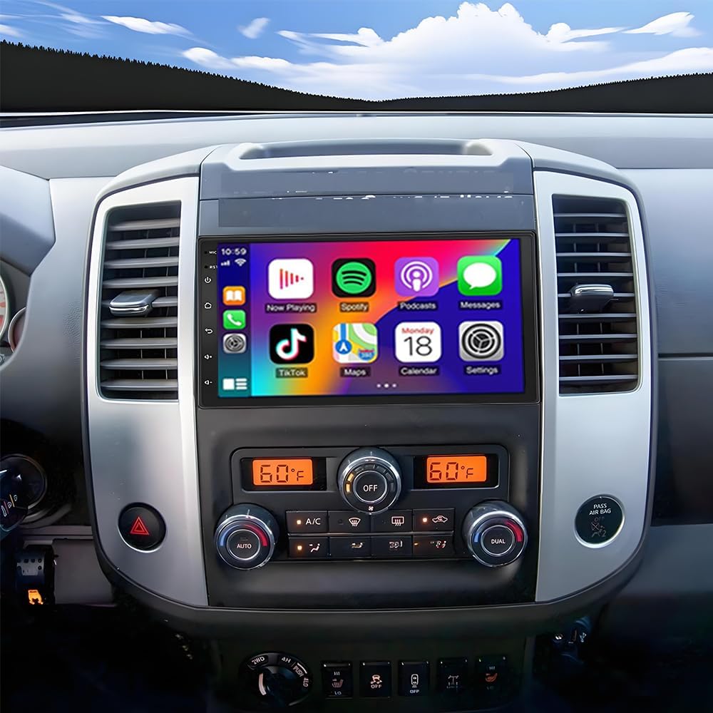 Car Stereo Radio for Nissan Teana 2005-2009 with Wireless Carplay & Android Auto,7 Inch Car Audio Receiver GPS Navigation Unit with Bluetooth Head Unit Backup Camera WiFi SWC-2+32G