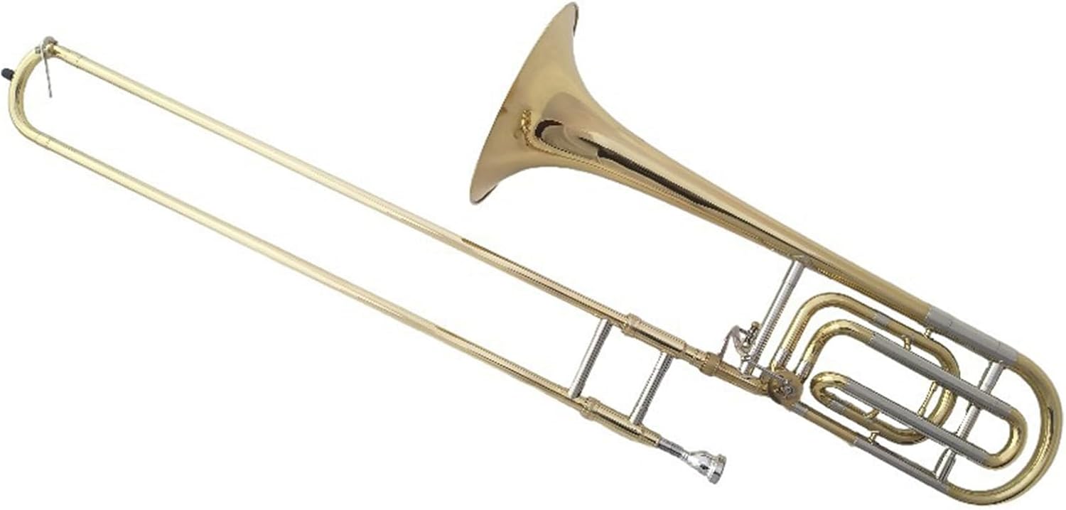Adult Trombone Instrument Tenor Trombone In B/F Key For Beginners Golden Brass Instruments