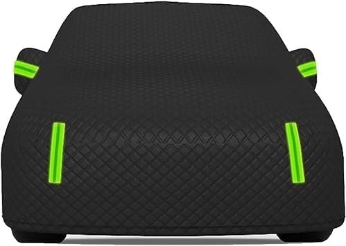 Car Hail Cover Protector compatible with Jeep Wrangler 4-Door 2007-2024, Car Cover for Hail Protection, Hail Covers for Vehicles, Hail Protector Car Cover with Reflective Strips(Black*B)