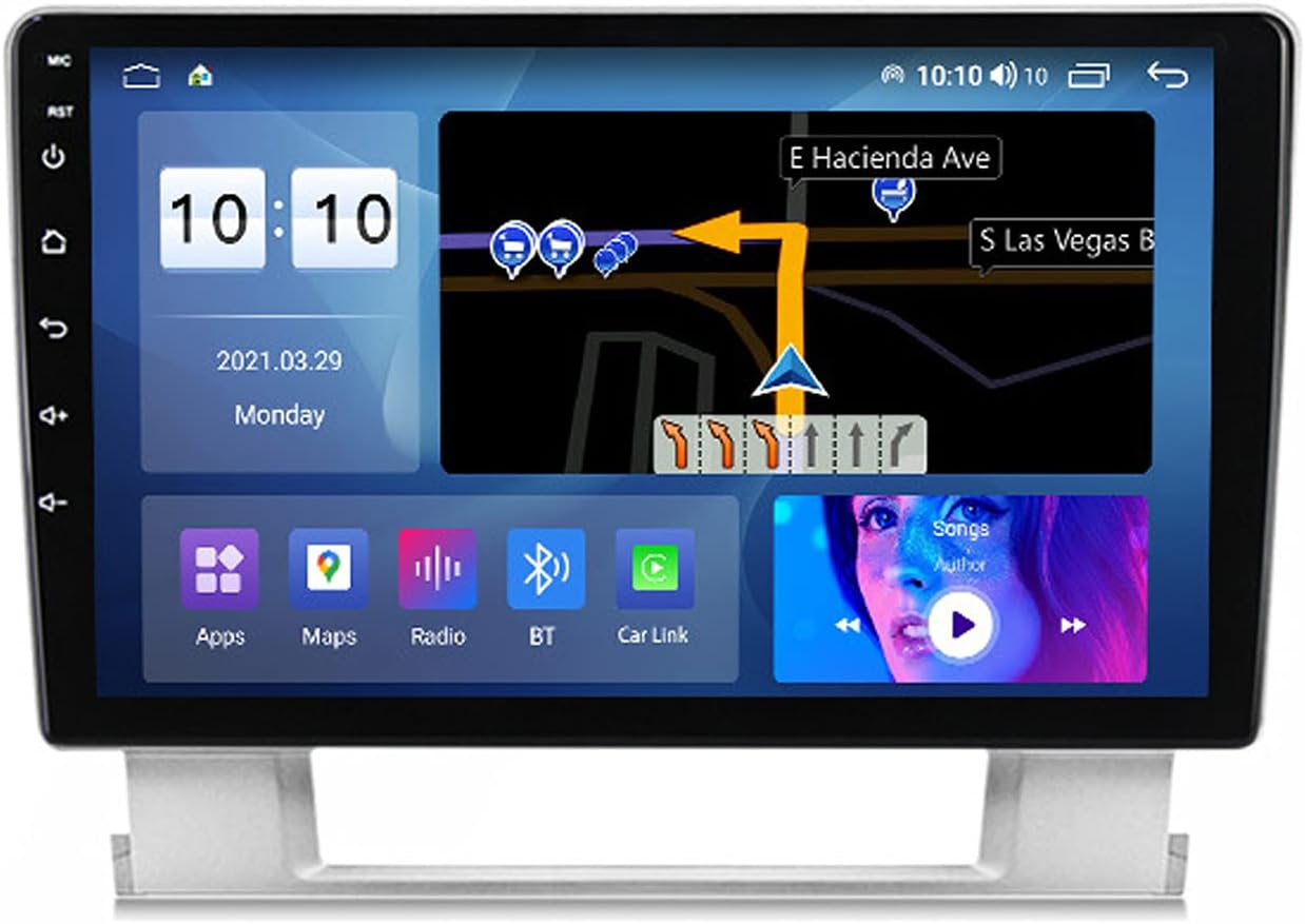 Car Radio Multimedia MP5 Player with Rear View Camera FM RDS Radio 9 Inch HD Touch Screen Support Carplay DSP Mirrorlink SWC for Buick Excelle 2 2009-2015 Car Audio