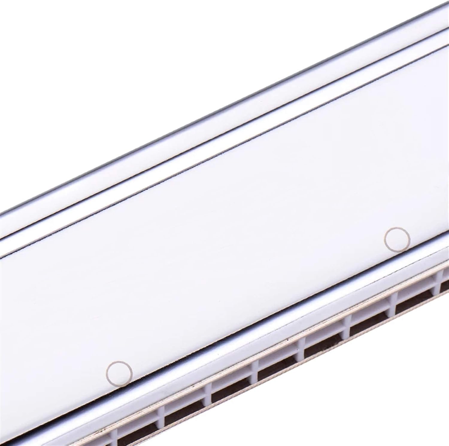 Harmonica Tremolo Harmonica 24 Holes Mouth Organ ABS Comb Brass Reeds Harp Professional Musical Instruments Key C (Color : Key of EB)