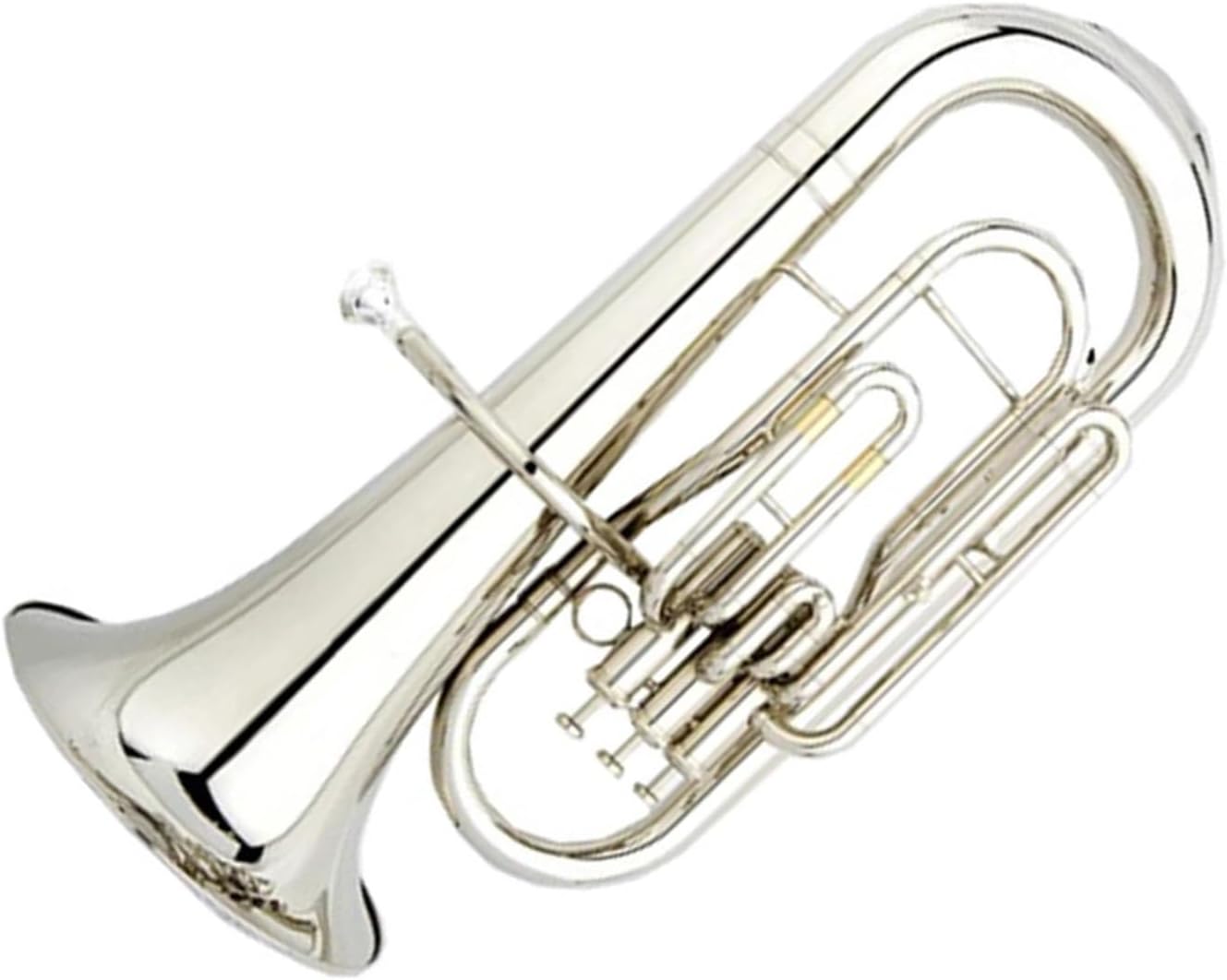 Nickel Plated B Flat Euphonium Professional Instrument Euphonium All-brass Instrument