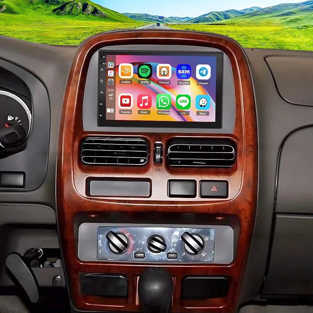 2+64G Double Din Radio Stereo for Nissan NP300 2001-2011 with Wireless Carplay & Android Auto,7 Inch Android 15 Car Audio Receiver GPS Navigation Unit with Bluetooth Head Unit WiFi SWC