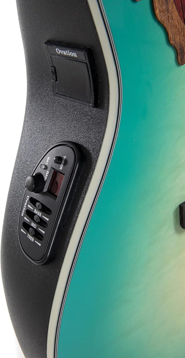 Ovation Celebrity Elite Plus CE44X-9B, MS/Cutaway, Mid-Depth