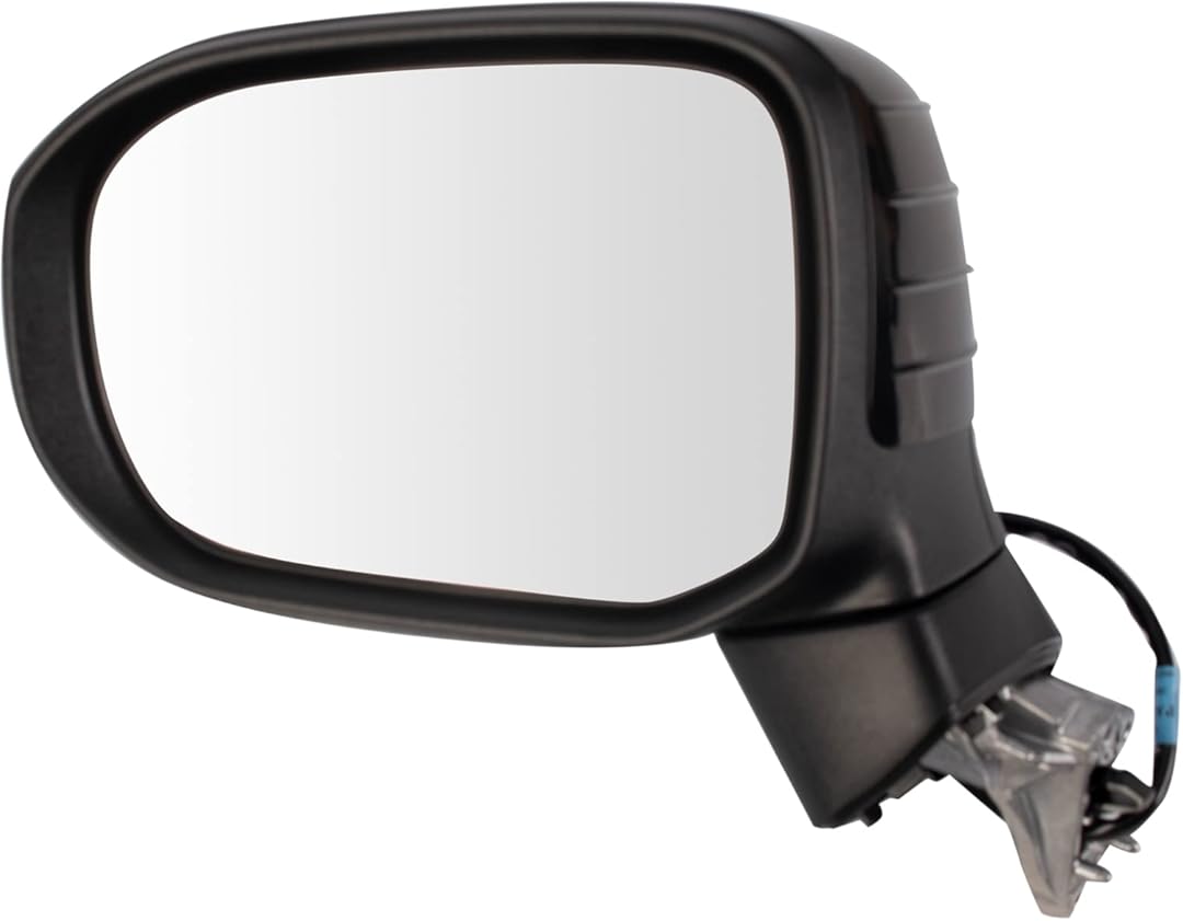 TRQ Driver Side Mirror Assembly Power Heated Turn Signal Blind Spot Power Folding Paint to Match Compatible with 2020-2022 Kia Telluride EX