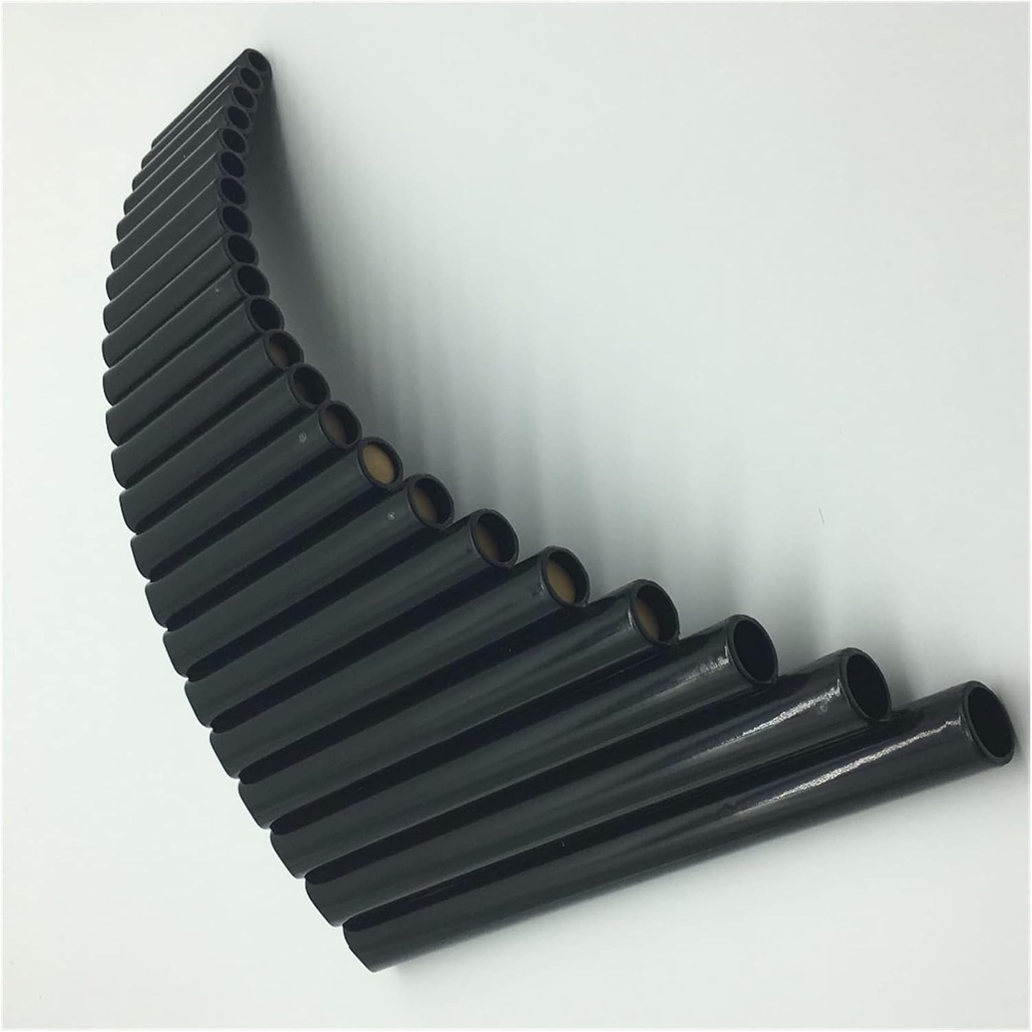 PanPipes Woodwind Instrument 22 Pipes ABS Panpipe G Key Right/Left Hand Black Color Musical Instruments Tunable