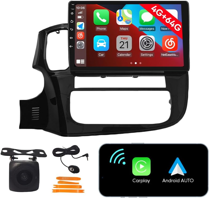 [4G 64G] Android Car Stereo FM Radio Carplay Android Auto 10