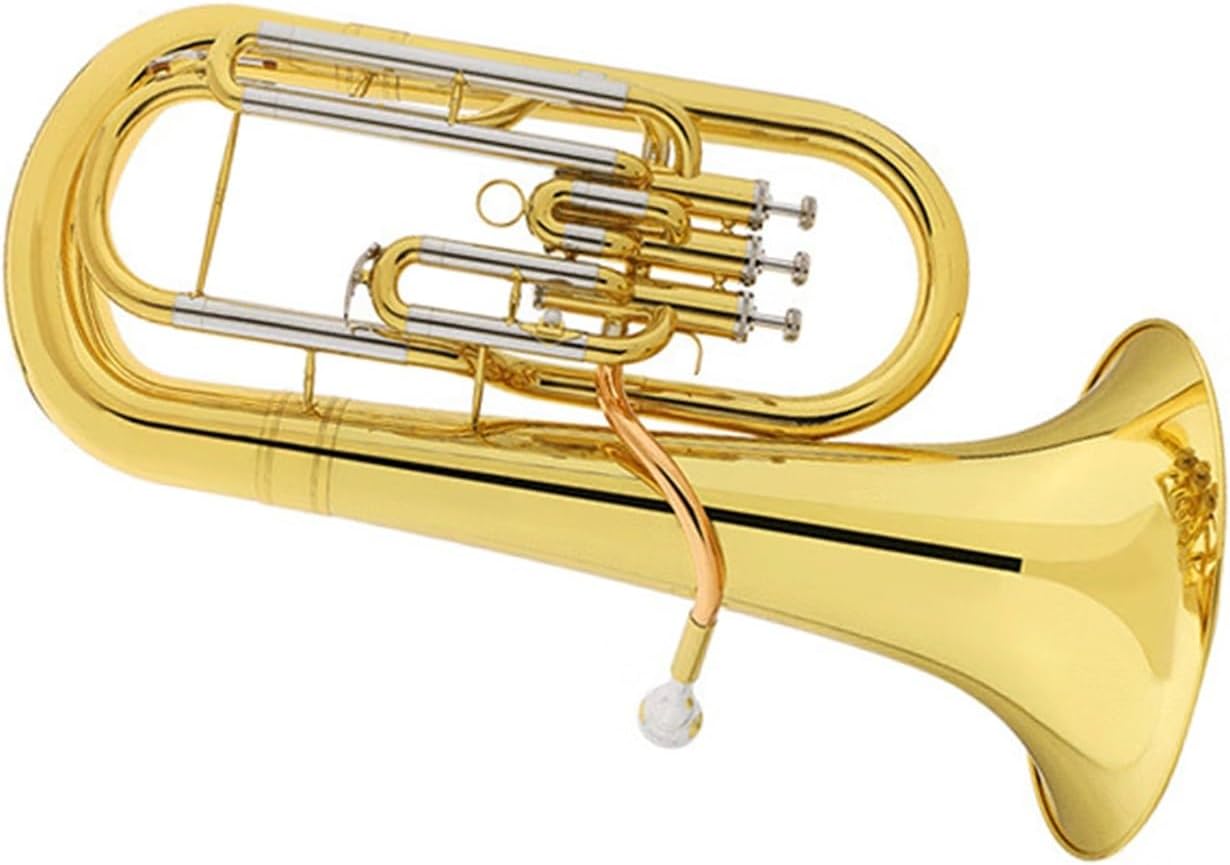 Three Key Melody Euphonium Phosphor Bronze Mouthpiece Cupronickel Tone Changer B Flat Euphonium All-brass Instrument