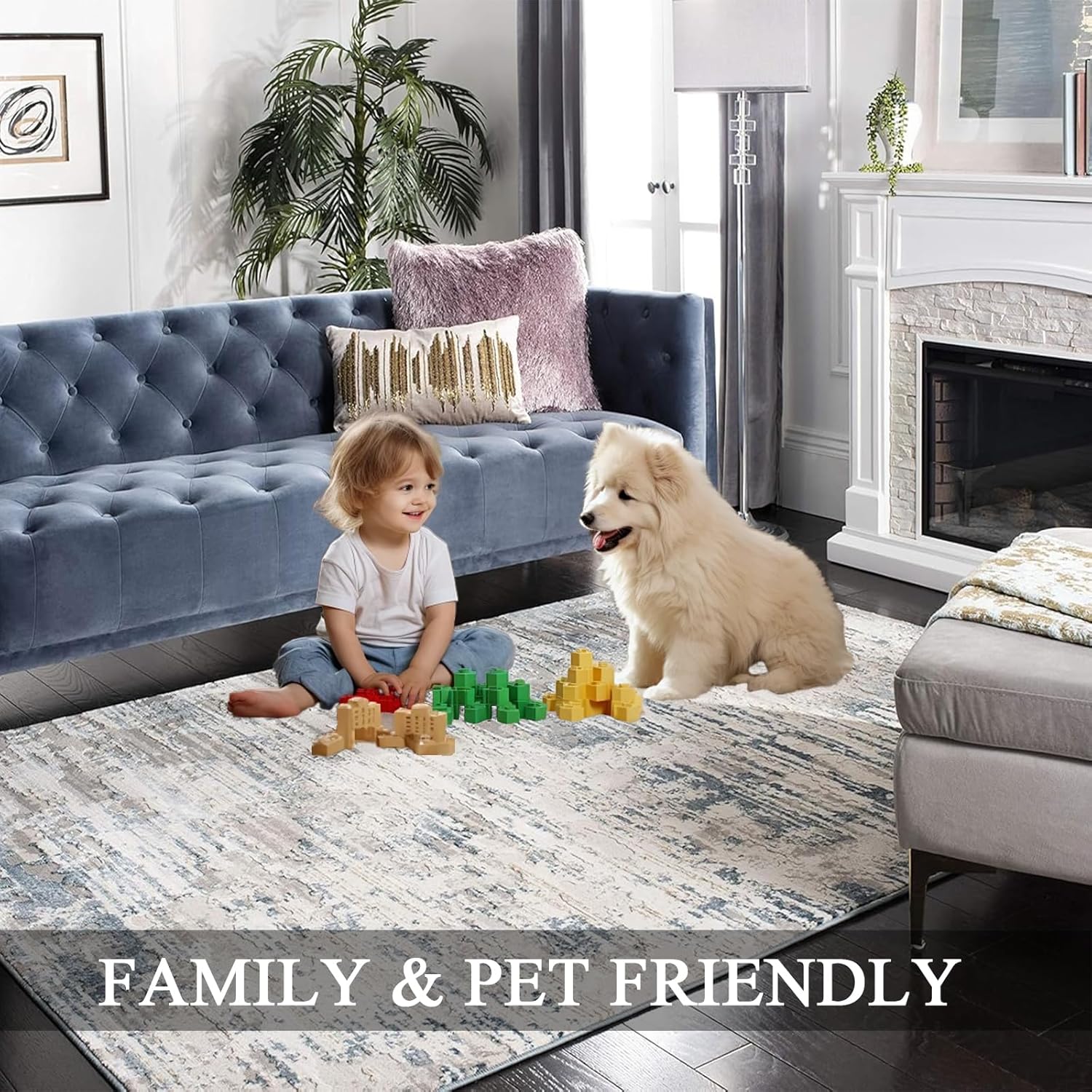 Vintage Music Rug for Living Room, Electric Guitar Drum Kit Rug for Bedroom, 4x5 Area Rugs, Rock Instrument Carpet, Office Dining Room Throw Rugs, Machine Washable, Non Slip, Low Pile