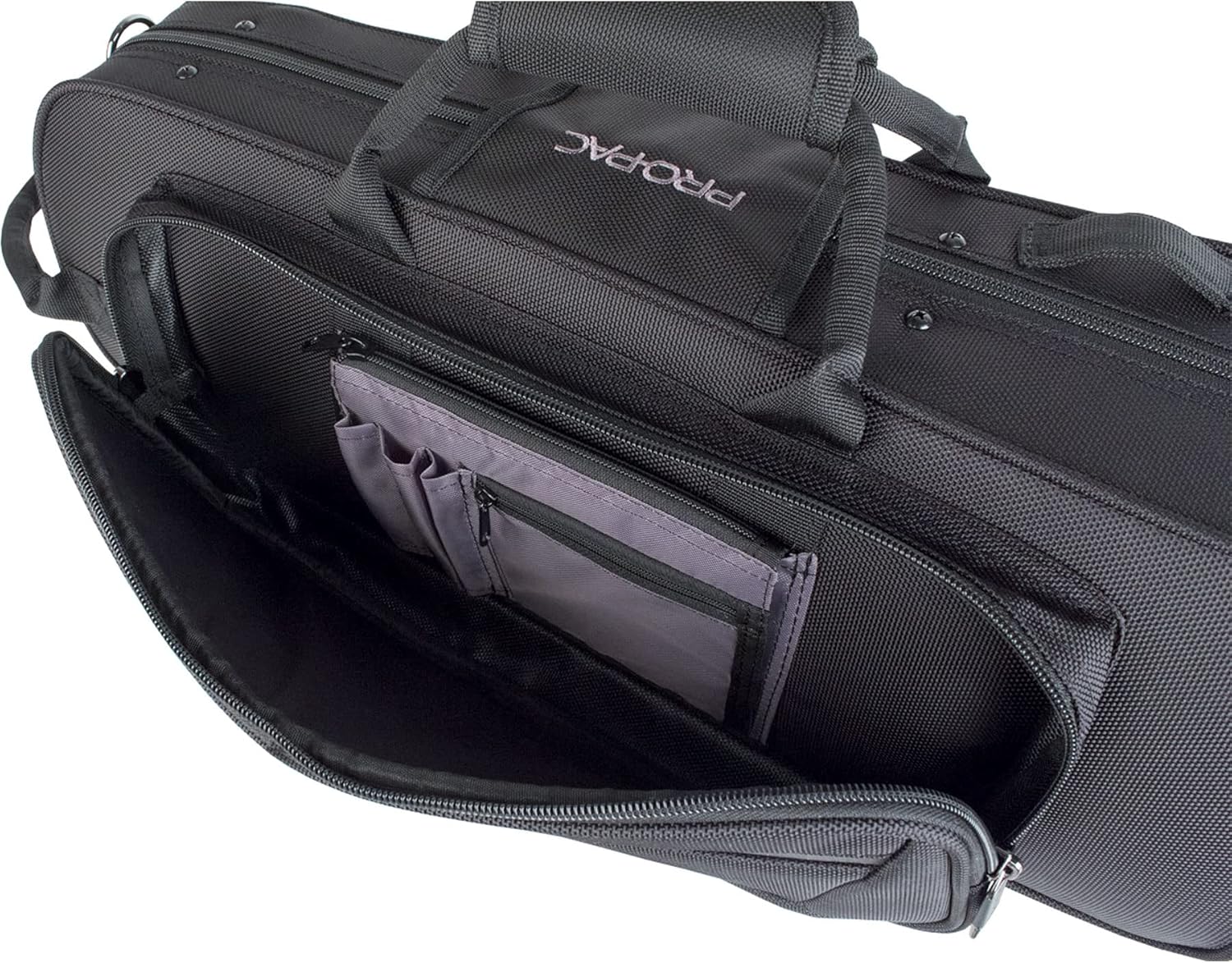 Protec Trumpet Contoured PRO PAC Case, Black, Model PB301CT