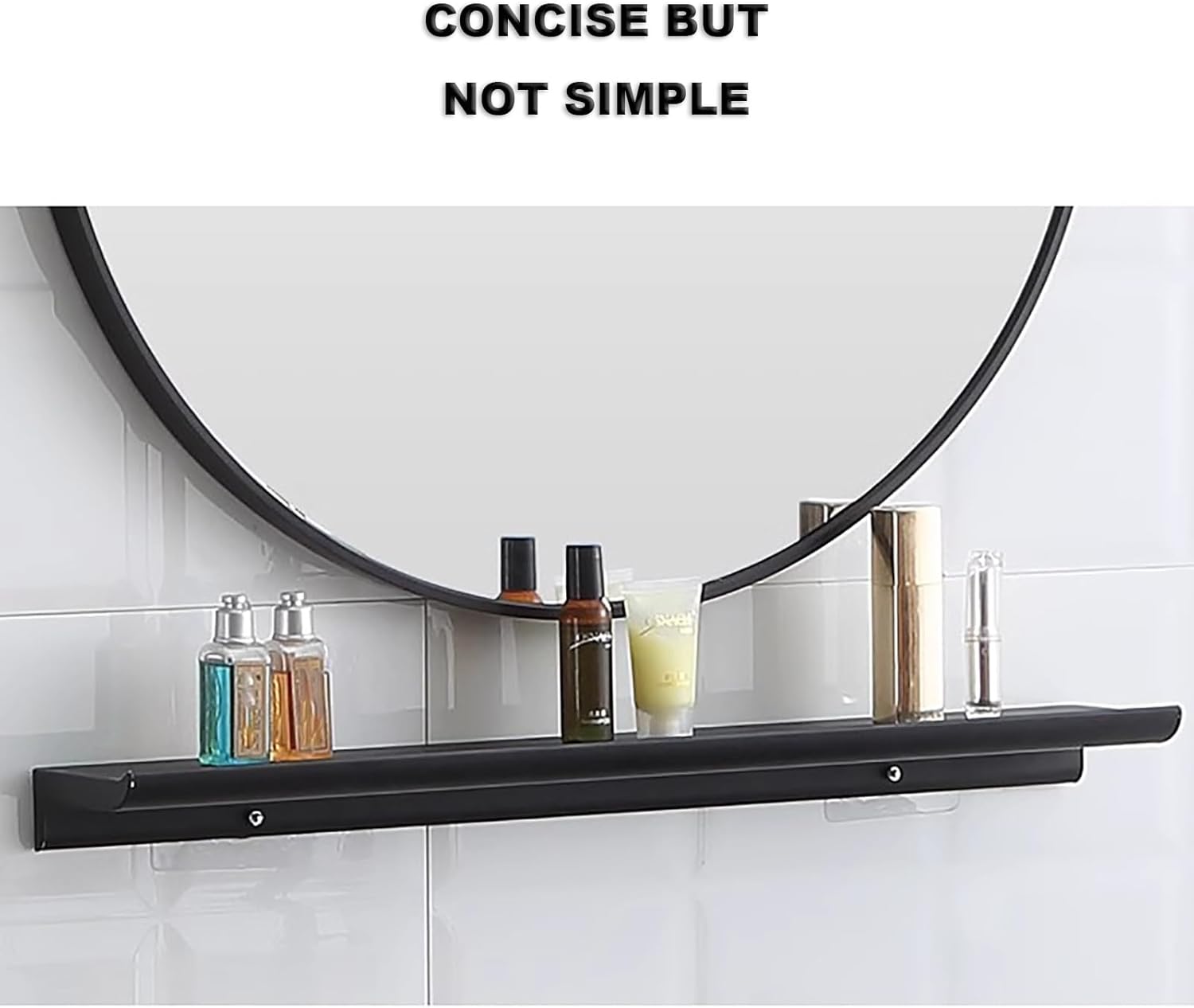 DOSSAE with Corner Mirror Cabinet,Wall Mount Sink,Countertop Corner Vessel Sink,Wall Mount Vessel Sink,Ceramic Vessel Sink,Corner Wall Mount Vanity Sink,for Laundry WC. (Color : Black)