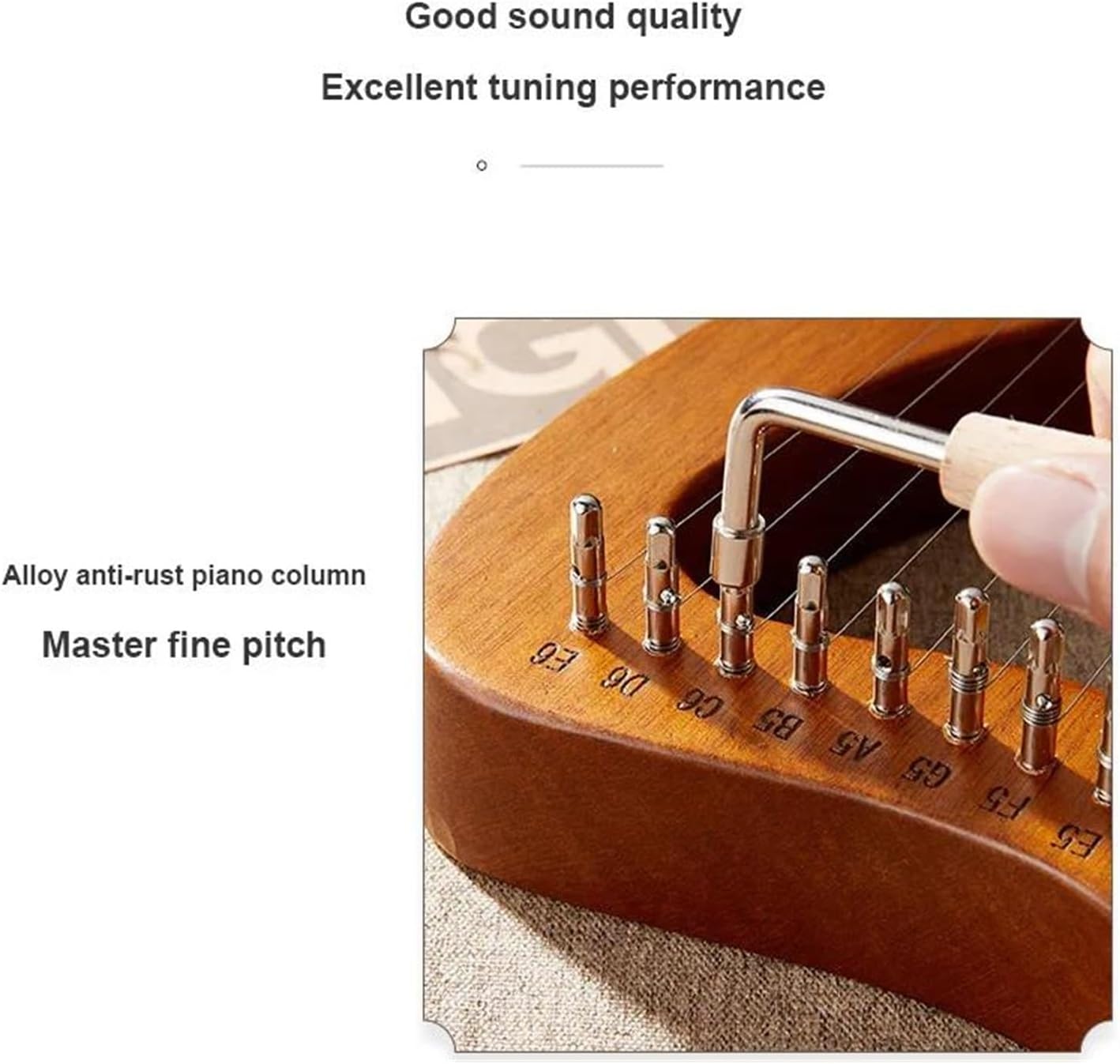 Lyre Harp Set 21/24/27/32 Strings Lyre Harp Wooden Gift Beginner With Parts(27)