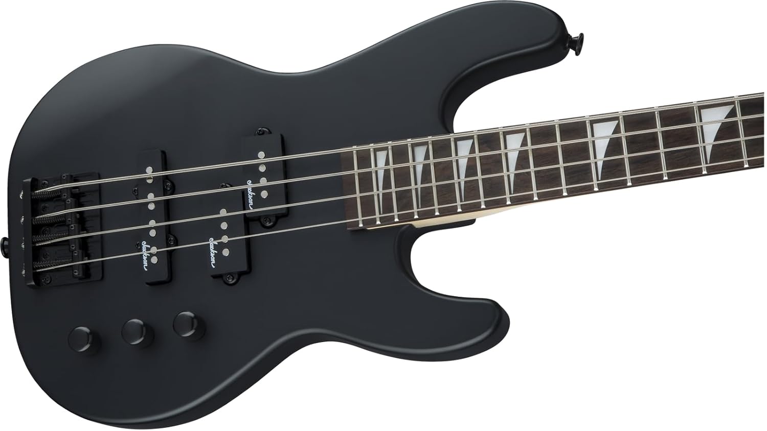 Jackson JS Series Concert Bass JS1X, Satin Black, Amaranth Fingerboard