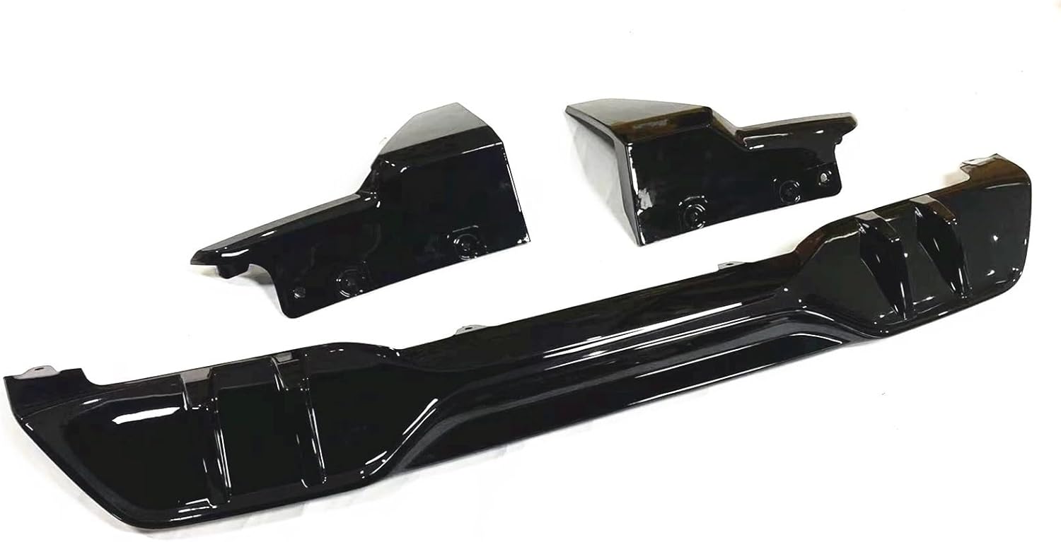 Car Rear Bumper Diffuser Lip & Side Corner Cover Compatible with BMW G05 LCI X5 2019 2020 2021 2022 2023